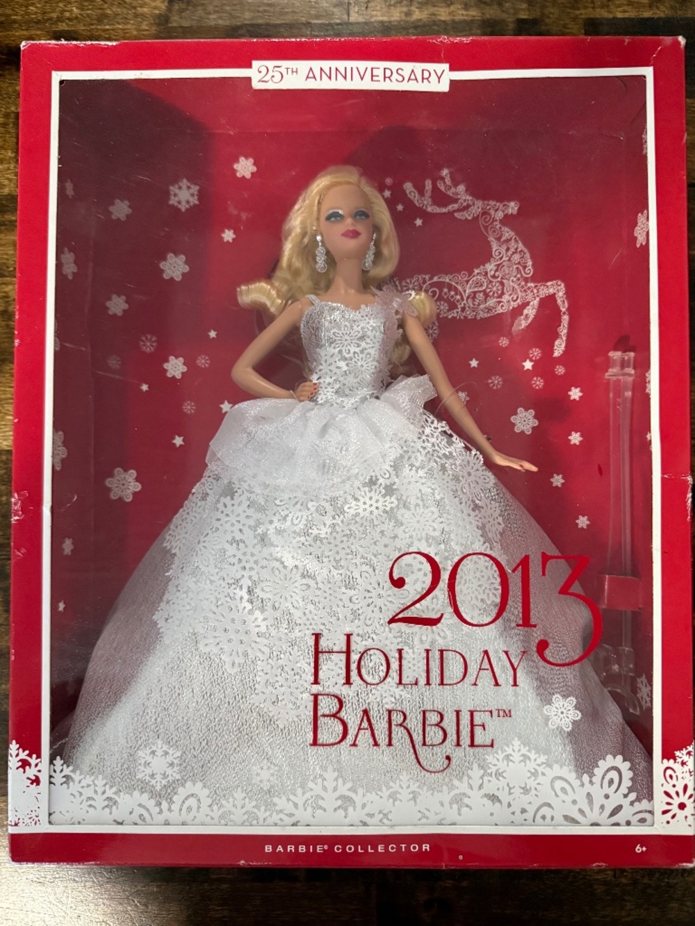 2013 "Holiday" BARBIE  #X8271 Collector 25th Limited Anniversary